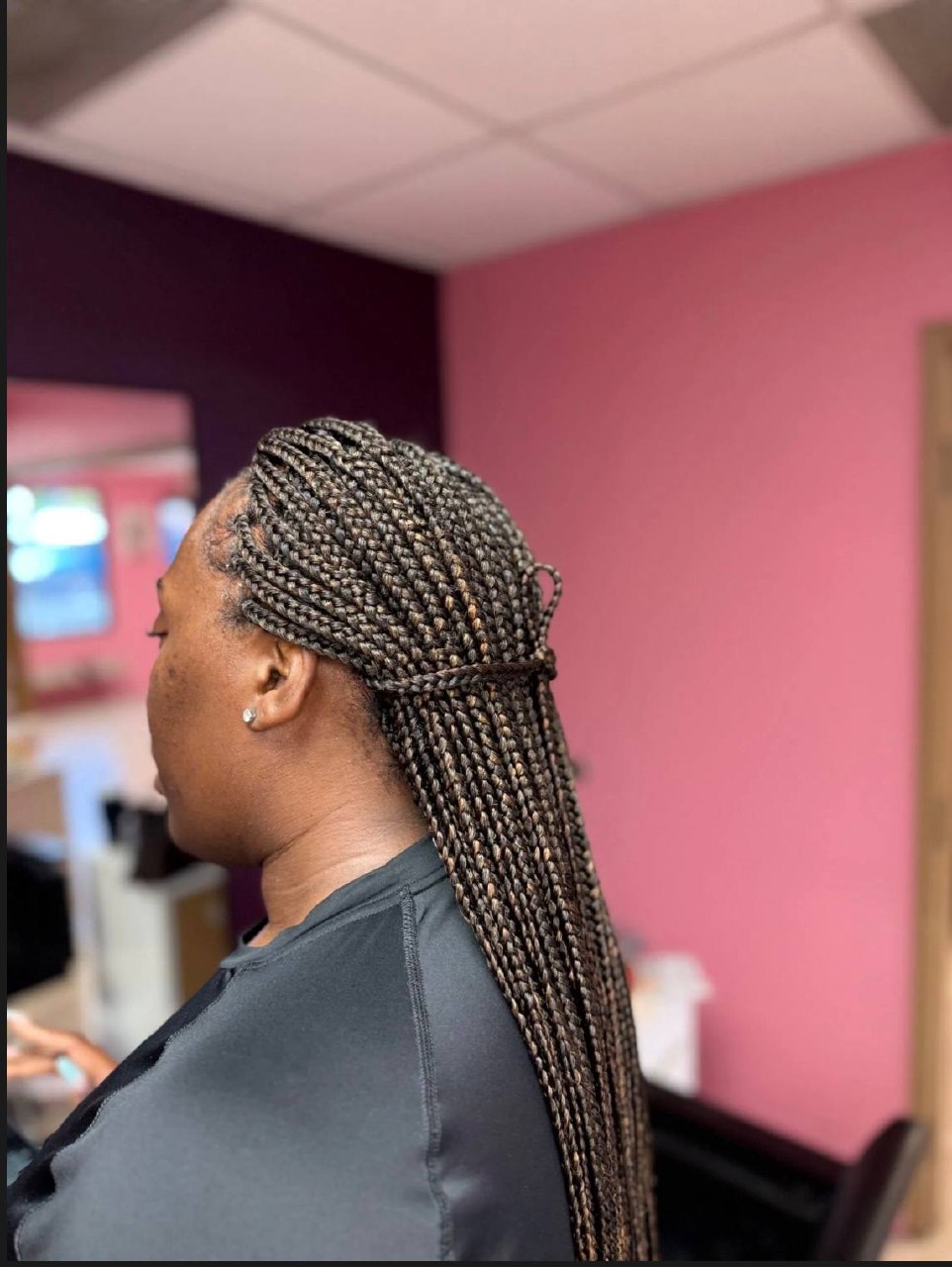 Box Braids Side View