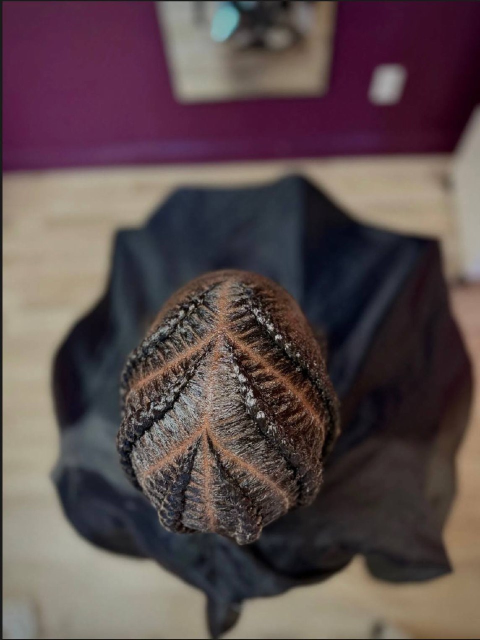 Diamond Cornrow Pattern