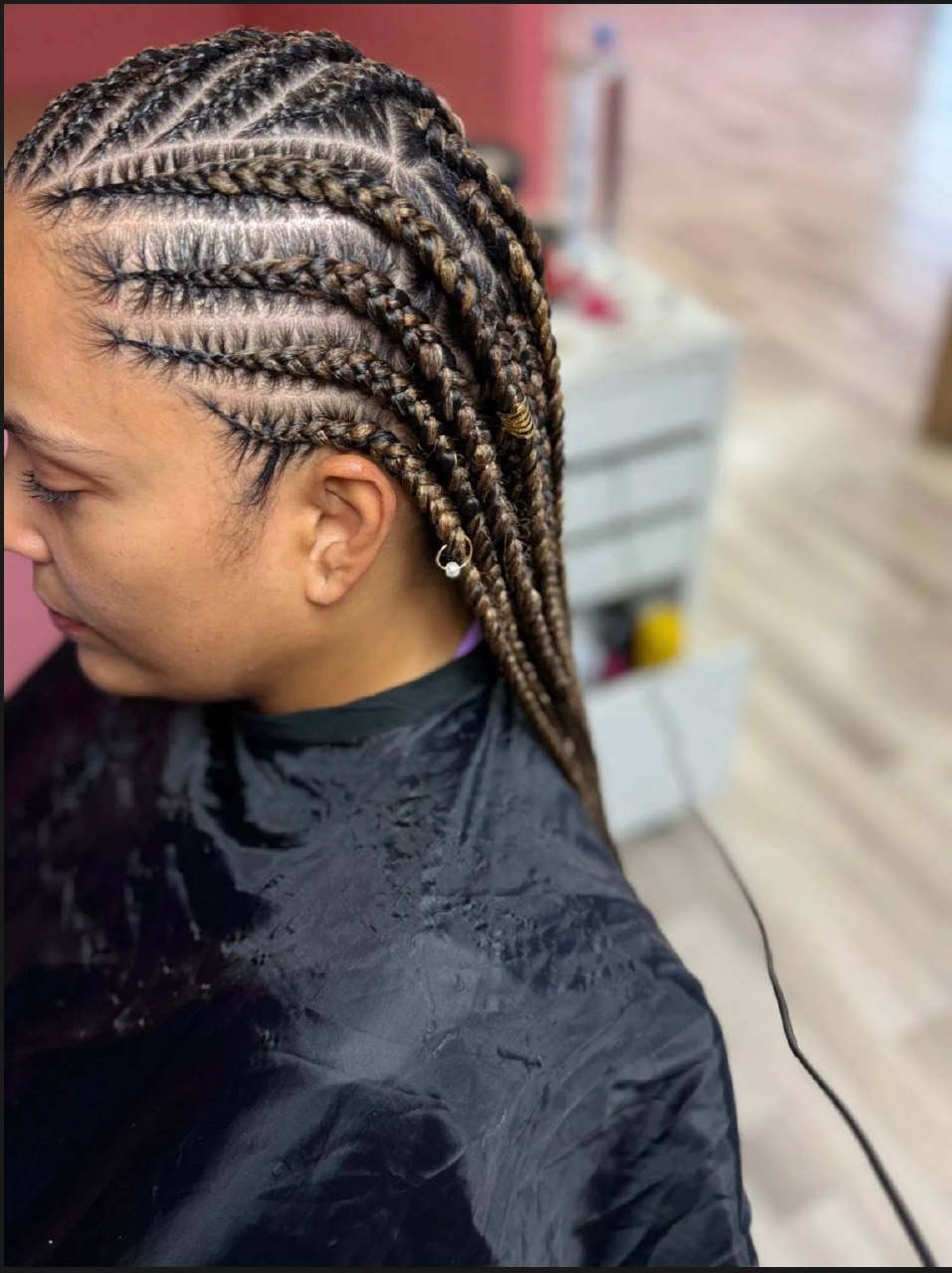 Cornrows Side View