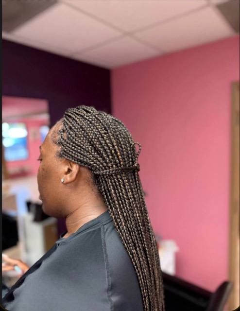 Box Braids Side View